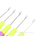Инструменты для изготовления париков Пластиковые крючки для вязания крючком иглы для дредов